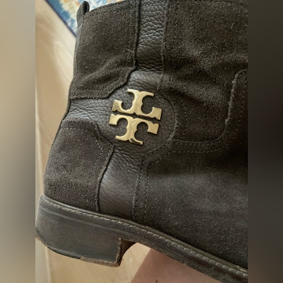 Tory Burch suede and leather boots. Gray brown 11 - Picture 6 of 11